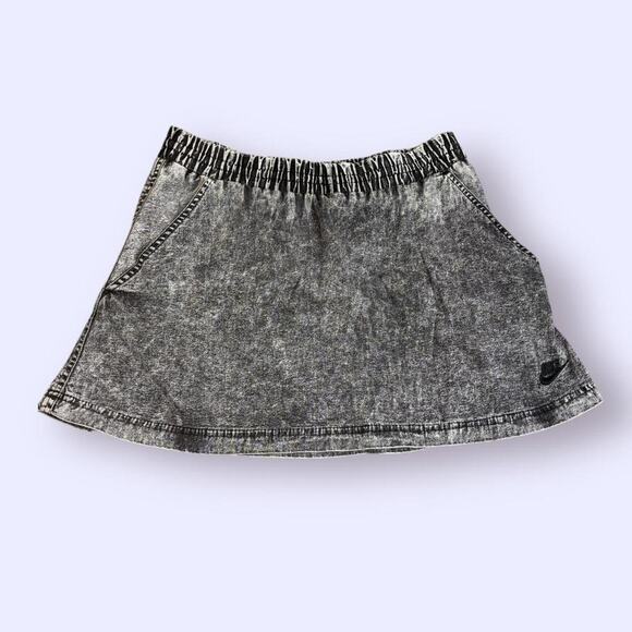 Vintage Nike Acid Wash Mini Tennis Skirt Challenge Court - Picture 1 of 7
